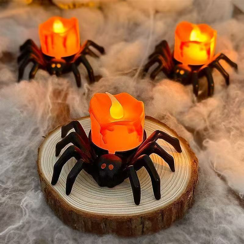 Halloween spider decoration with eyeball design