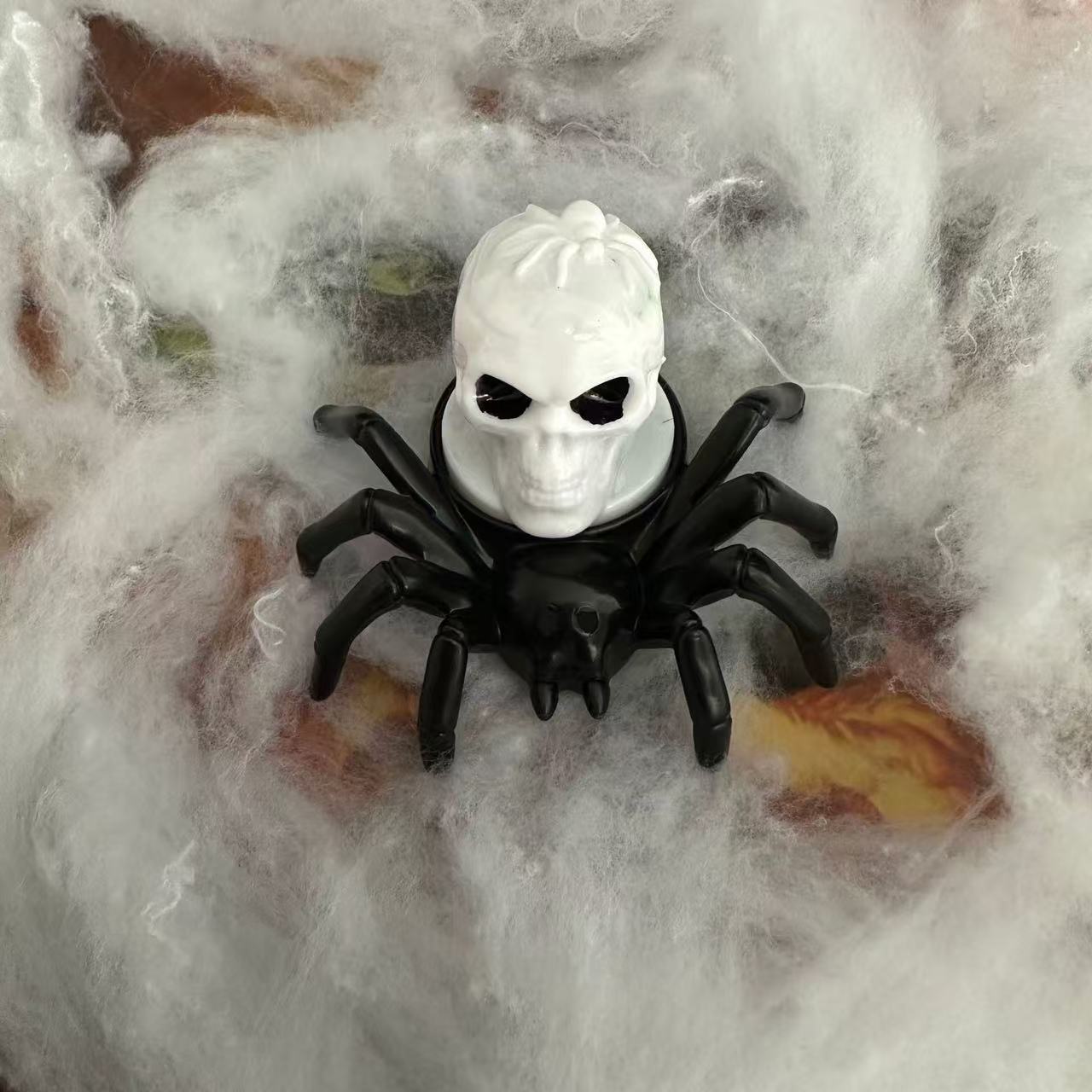 Halloween spider decoration with eyeball design