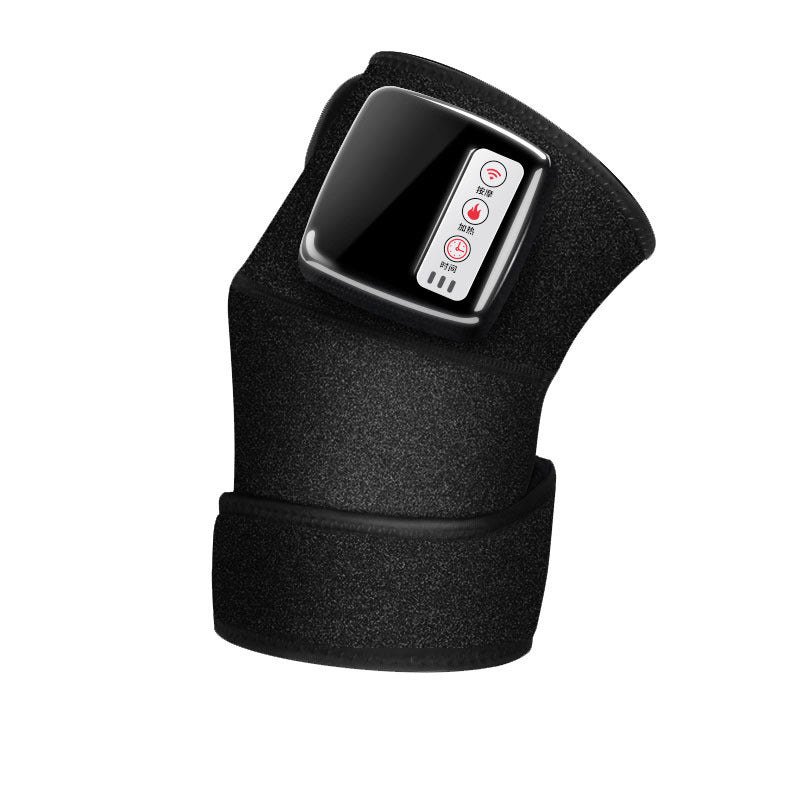 Infrared Heating Knee Massager wrap in use