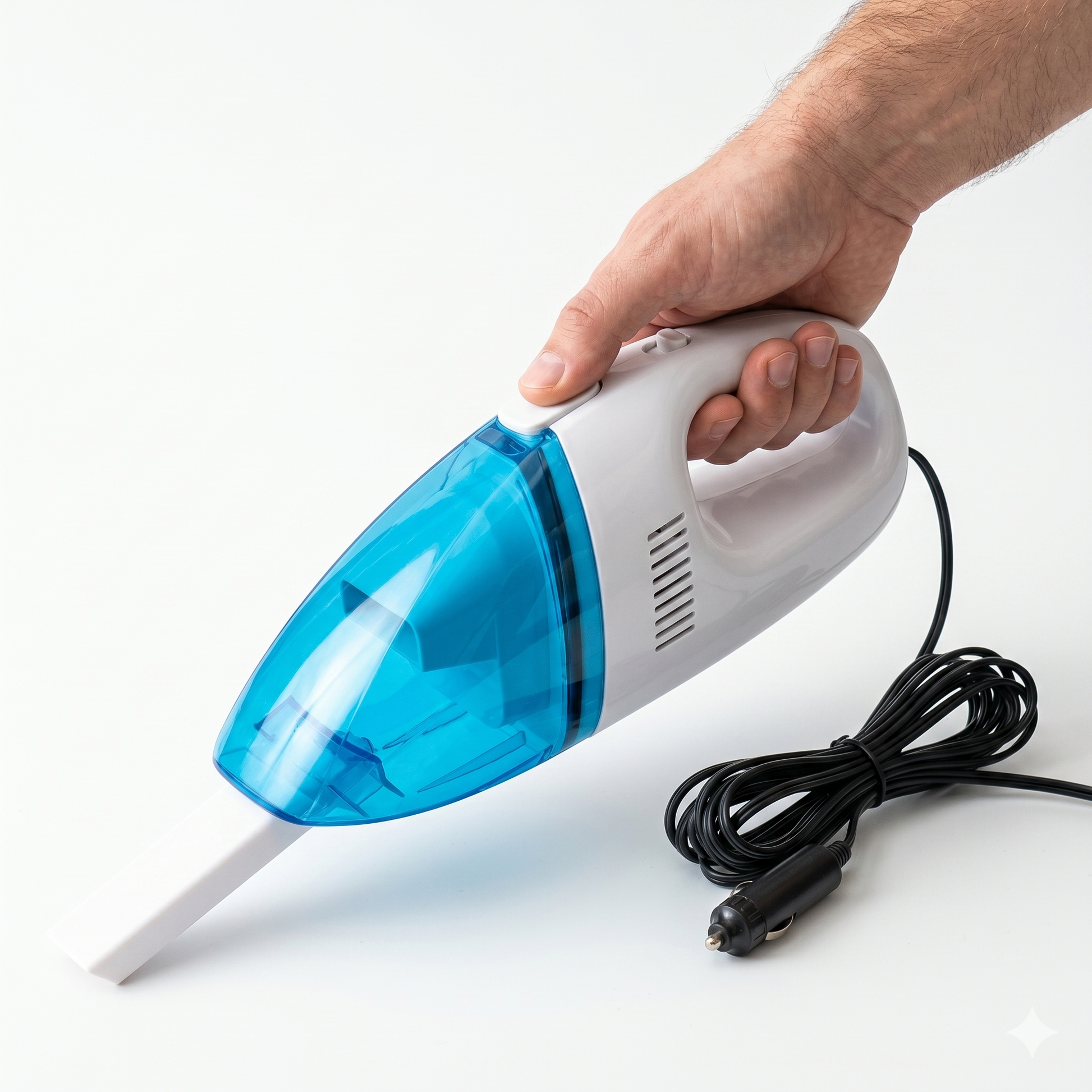 Portable mini car vacuum cleaner for storage
