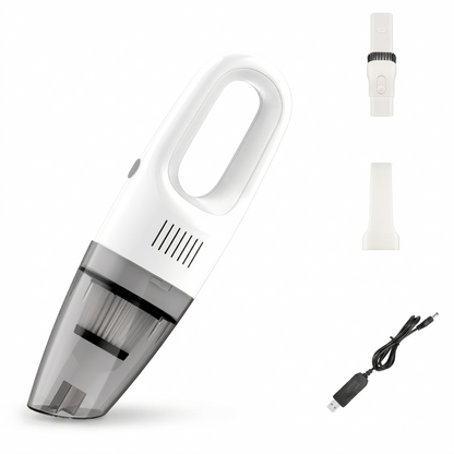 Cordless car vacuum cleaner white tool for cars
