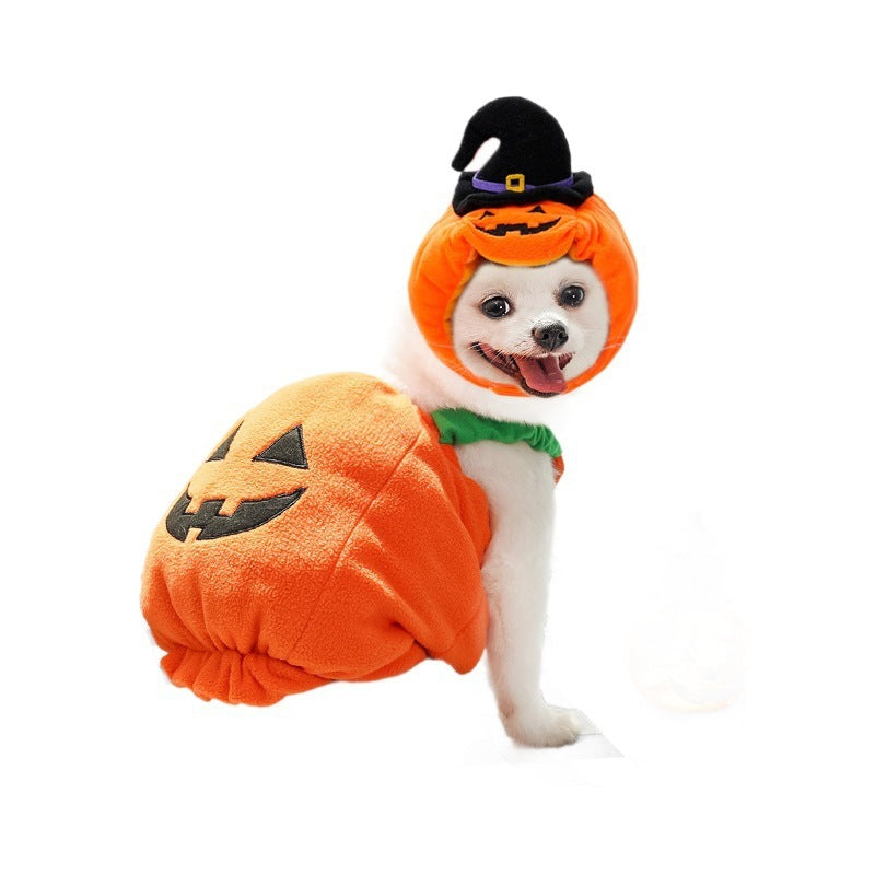 Festive Halloween costume vest for pets