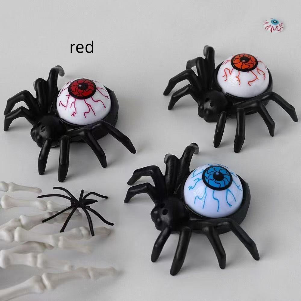 Halloween spider decoration with eyeball design